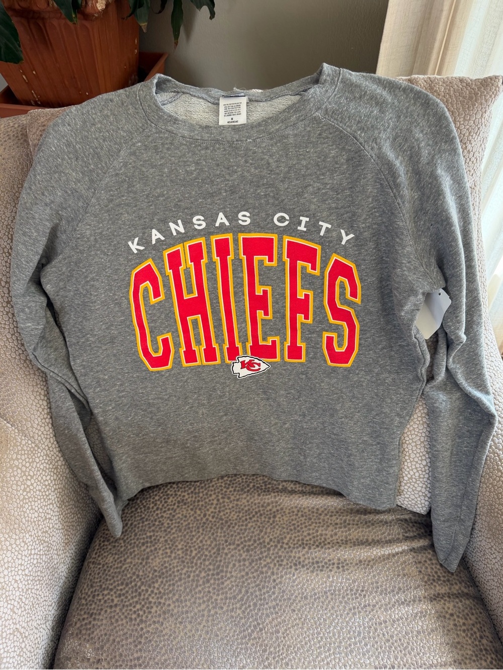 NFL CHIEFS Gray Sweatshirt